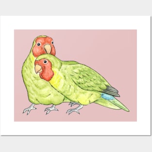 Lovebirds Posters and Art